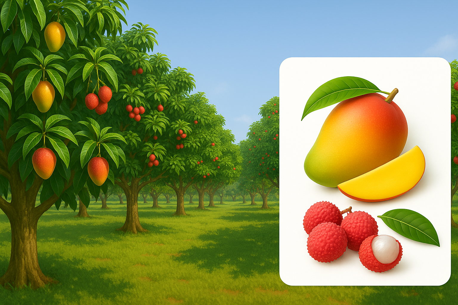 Litchi & Mango Thumbnail